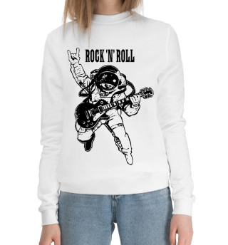Женский хлопковый свитшот Rock 'n' roll