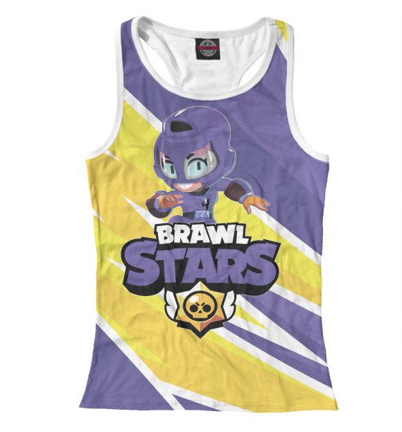 Женская майка-борцовка с изображением Max цвета Белый