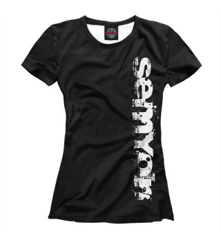Женская футболка Семен (брызги красок)