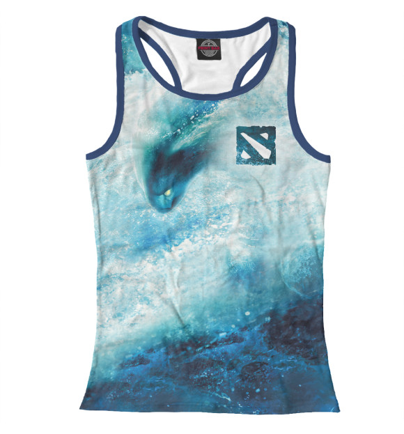 Женская майка-борцовка с изображением DOTA 2 Morphling цвета Белый