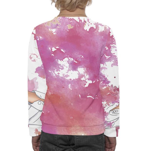 Свитшот для мальчиков с изображением Егор Шип цвета Белый