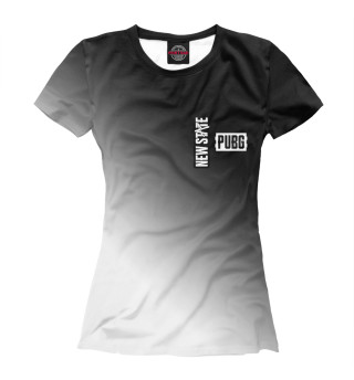 Женская футболка ПАБГ New State - Градиент