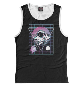 Vaporwave astronaut