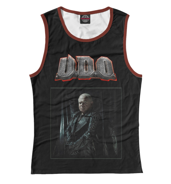 Майка для девочки с изображением Udo Dirkschneider цвета Белый