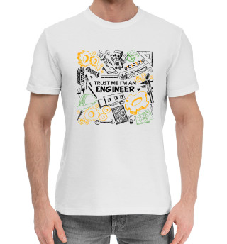 Хлопковая футболка для мальчиков Инженер