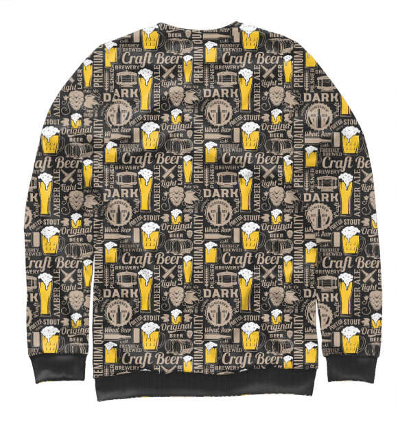 Свитшот для девочек с изображением Craft Beer цвета Белый