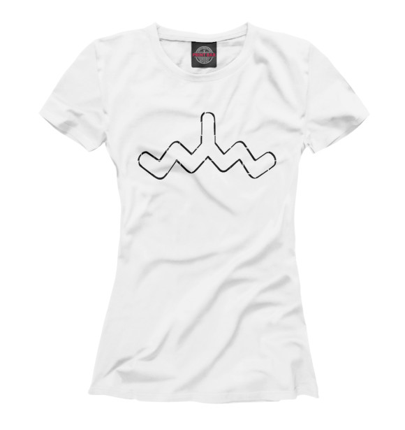 Футболка для девочек с изображением Скриптонит цвета Белый