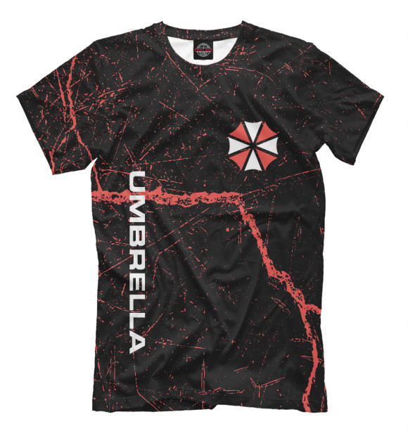 Футболка для мальчиков с изображением Umbrella Corporation цвета Белый