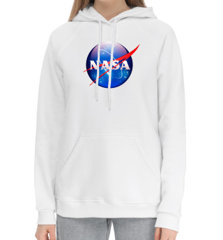 Женский хлопковый худи NASA