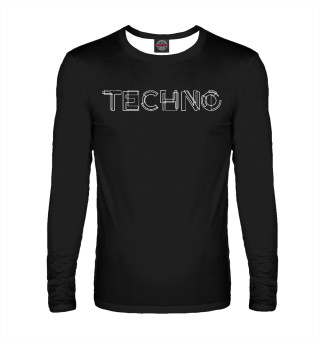 Мужской лонгслив TECHNO BUUZ