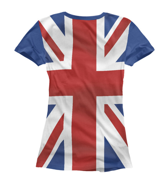 Футболка для девочек с изображением British Oi! цвета Белый
