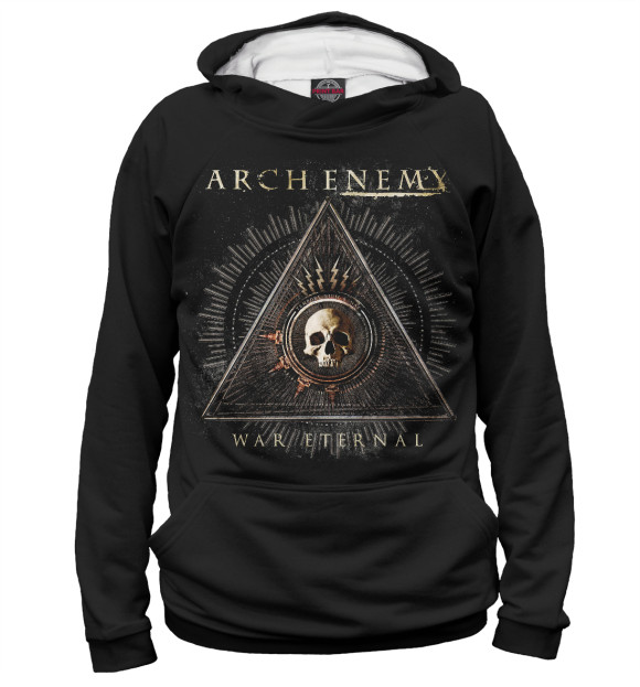 Женское худи с изображением Arch Enemy цвета Белый
