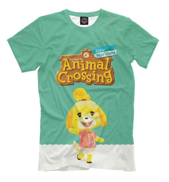 Футболка для мальчиков с изображением Animal Crossing цвета Белый