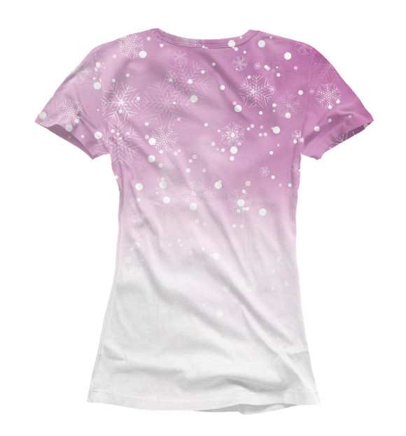 Футболка для девочек с изображением Xmas Unicorn Dabbing цвета Белый