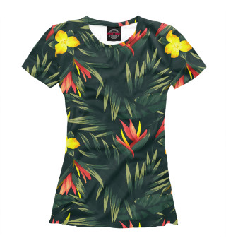 Женская футболка Гавайский стиль