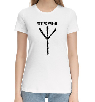 Хлопковая футболка для девочек Burzum