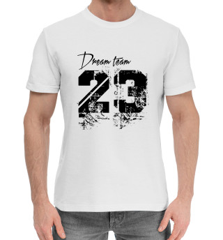 Мужская хлопковая футболка Dream team 23