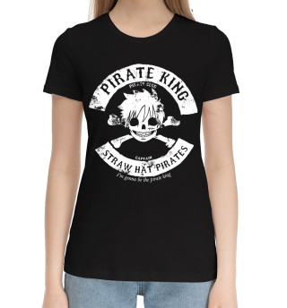 Хлопковая футболка для девочек One Piece
