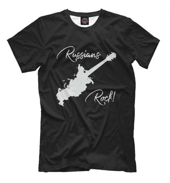 Футболка для мальчиков с изображением Russians Rock цвета Белый