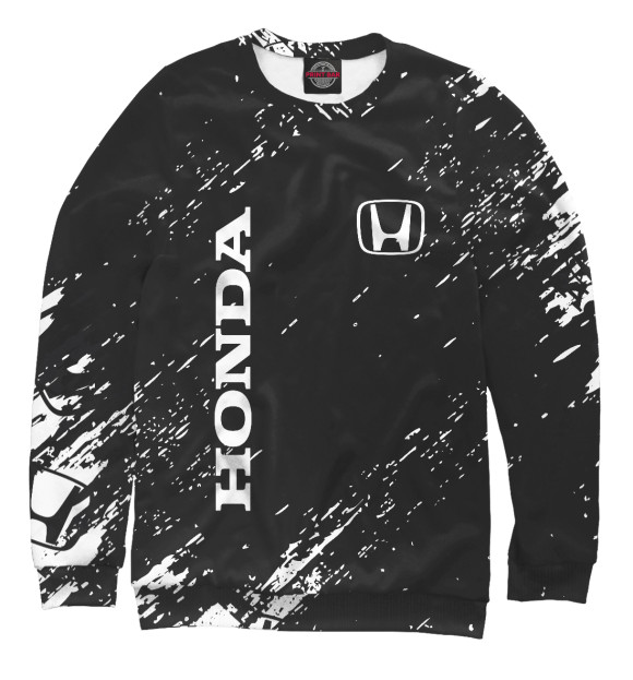 Женский свитшот с изображением Honda цвета Белый