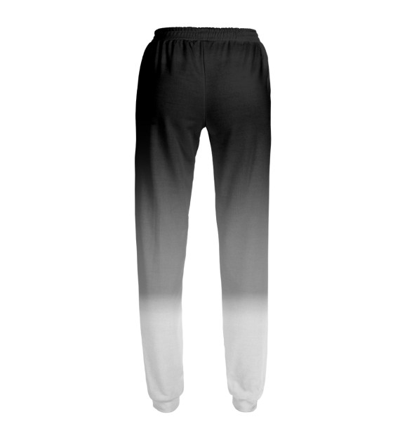 Женские спортивные штаны с изображением Black цвета Белый