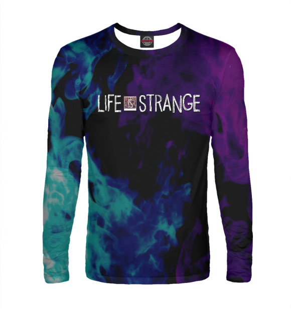Мужской лонгслив с изображением Life Is Strange цвета Белый