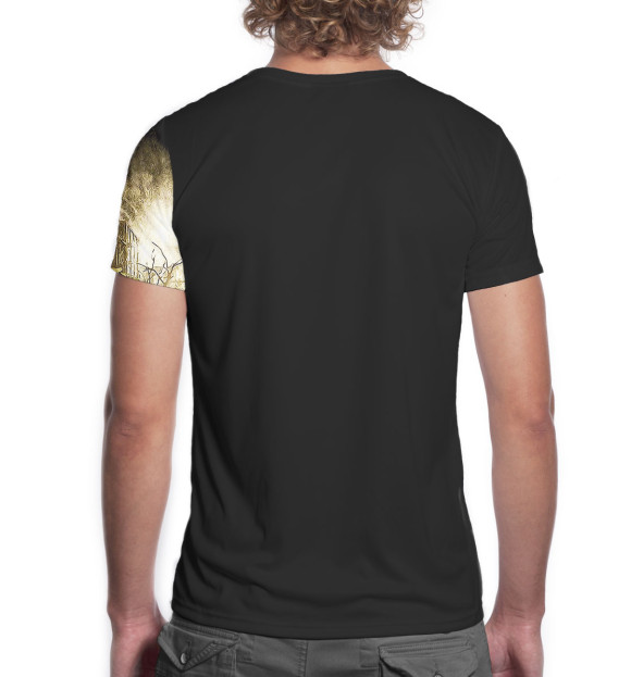 Мужская футболка с изображением Маленькая Элли цвета Белый