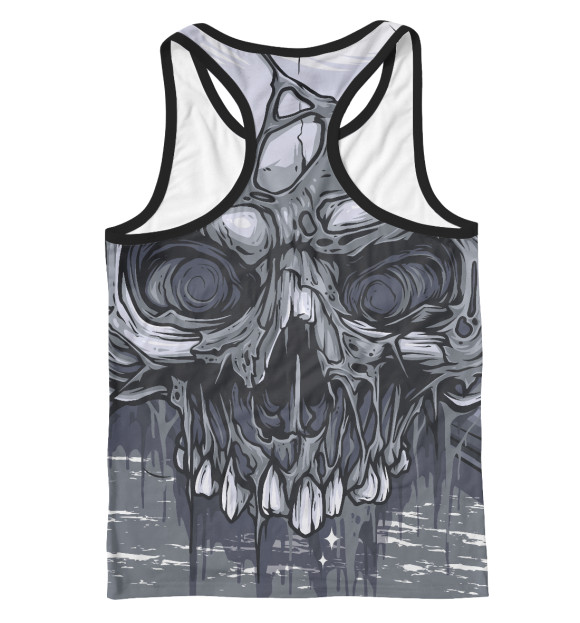 Мужская майка-борцовка с изображением Metallica цвета Белый