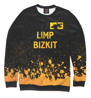 Свитшот для мальчиков Limp Bizkit Gold Gradient (брызги)