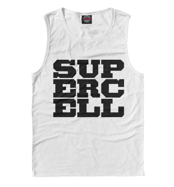 Майка для мальчика с изображением Разработчик Supercell цвета Белый