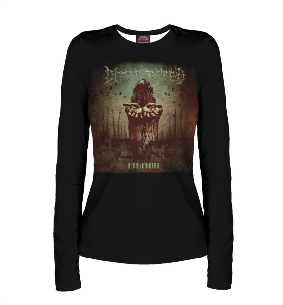 Женский лонгслив с изображением Decapitated цвета Белый