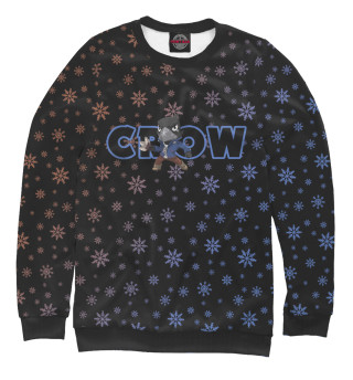 Женский свитшот Brawl Stars Crow - Снежный