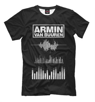 Мужская футболка Armin van Buuren эквалайзер