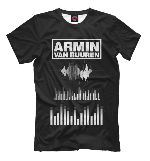 Футболка для мальчиков с изображением Armin van Buuren эквалайзер цвета Белый