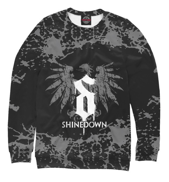 Свитшот для мальчиков с изображением Shinedown цвета Белый
