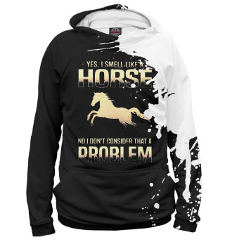 Худи для мальчика Yes I Smell Like A Horse