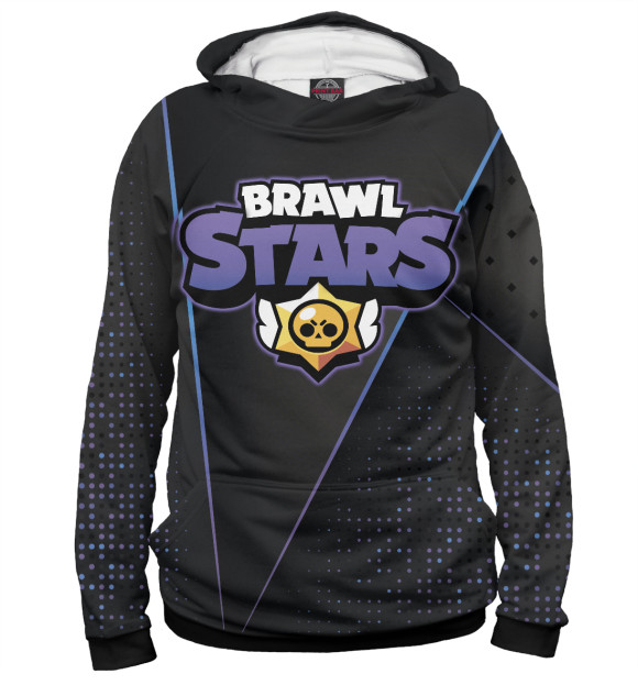 Женское худи с изображением Brawl Stars цвета Белый