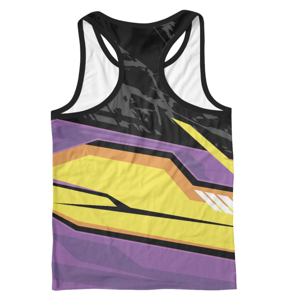 Мужская майка-борцовка с изображением Brawl Stars цвета Белый