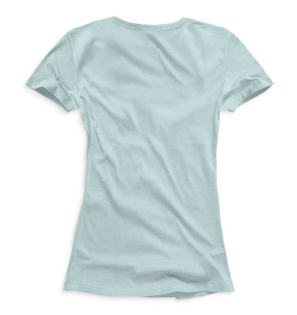Женская футболка с изображением Одуванчики цвета Белый