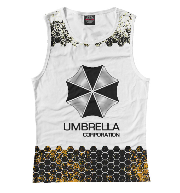 Майка для девочки с изображением Umbrella Corp | Serial цвета Белый