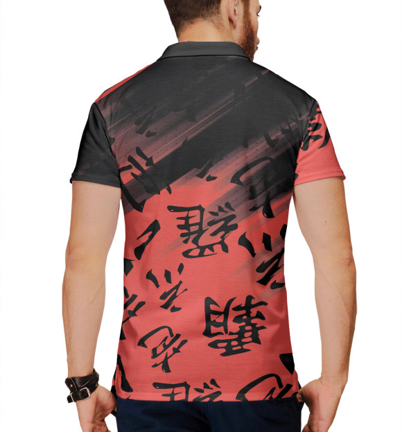 Мужское поло с изображением Токийские мстители цвета Белый