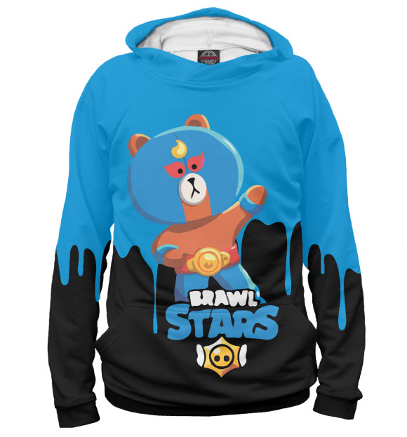 Женское худи с изображением Brawl Stars цвета Белый