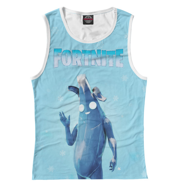 Майка для девочки с притом Frozen Peely цвета Белый Майка для девочки с изображением Frozen Peely цвета Белый