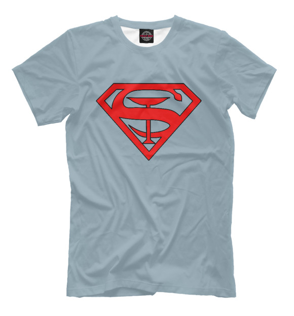 Мужская футболка с изображением Super Scrubs цвета Белый