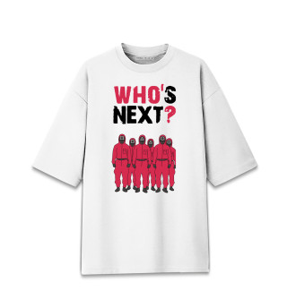 Женская футболка оверсайз Who's Next?