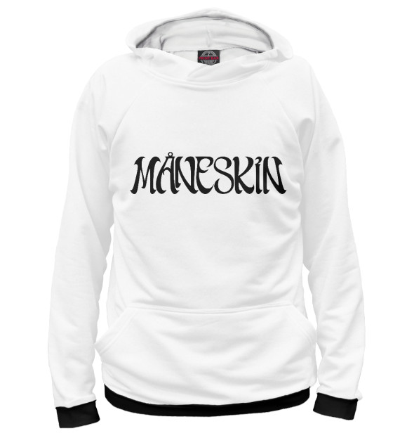 Женское худи с изображением Maneskin цвета Белый
