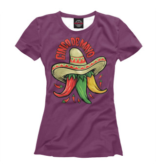 Женская футболка Мексиканские перцы