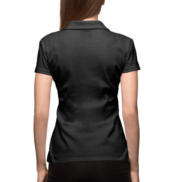 Женское поло с изображением Muay Thai Fighter цвета Белый