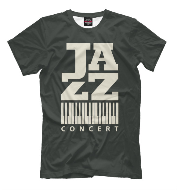 Футболка для мальчиков с изображением Jazz цвета Белый