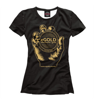 Женская футболка HandGold eGOLD